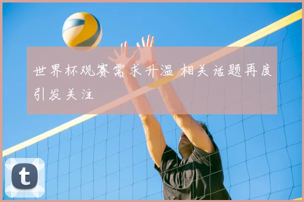 世界杯观赛需求升温 相关话题再度引发关注